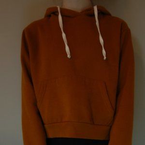 Cropped Rust Colored Hoodie